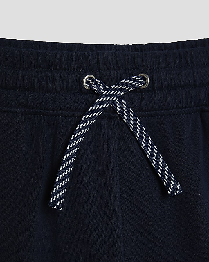 Boys Navy Palm Patch Set