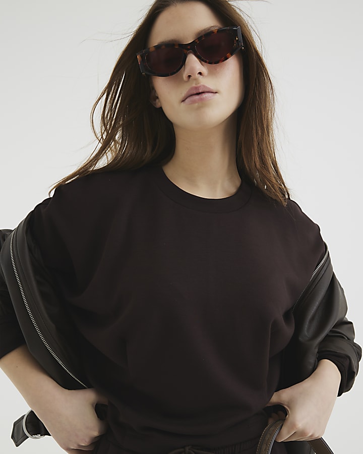Brown Premium Long Sleeve Top